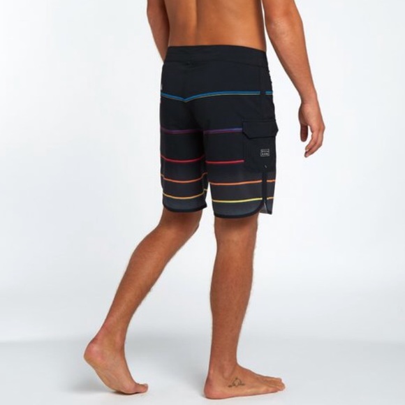 EUC Billabong 73 Stripe Boardshorts - Picture 2 of 7